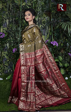 Multi color Baluchari Silk Sarees