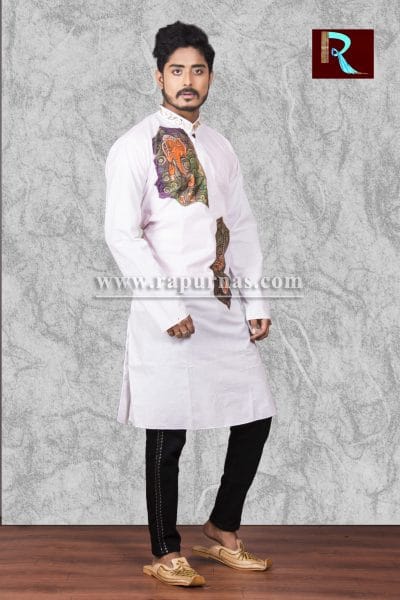 Cotton Kurta with exquisite painting1